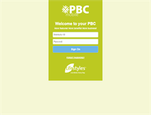 Tablet Screenshot of pbc.lifestyles.net